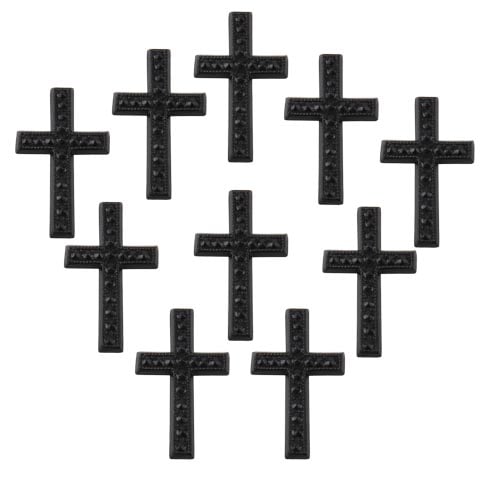 Streudeko Kommunion Kreuze schwarz.