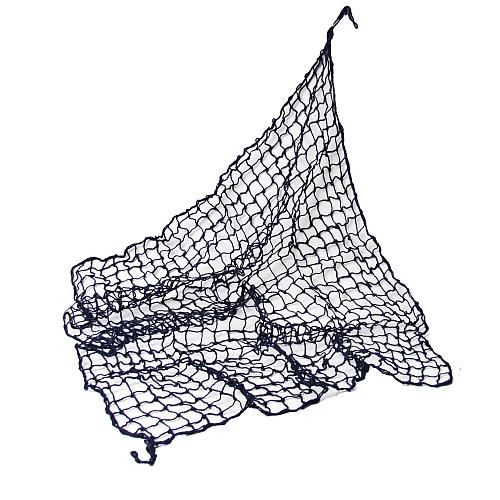 Fischernetz in Blau, 100 x 100 cm.