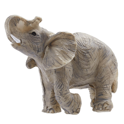 Miniatur Dekofigur Elefant, Zoo, 40 mm.