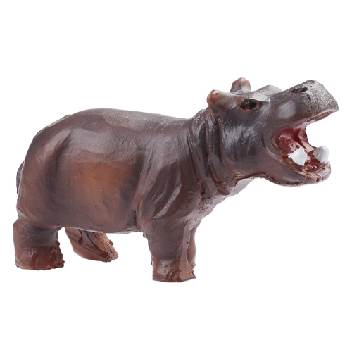 Miniatur Dekofigur Nilpferd, Zoo, 40 mm.