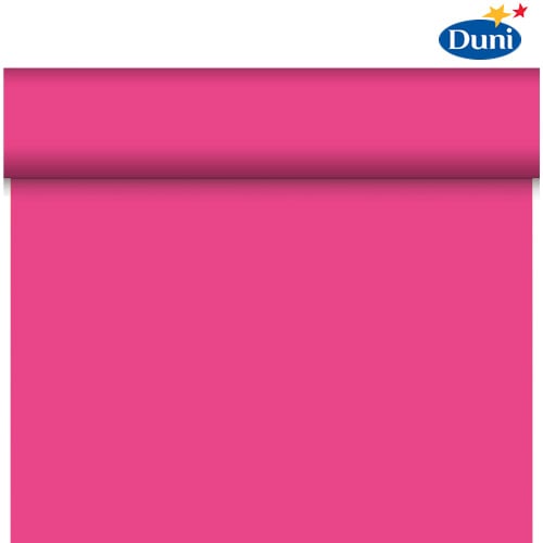 24 Meter Rolle Duni Dunicel Tischläufer in Fuchsia (pink).