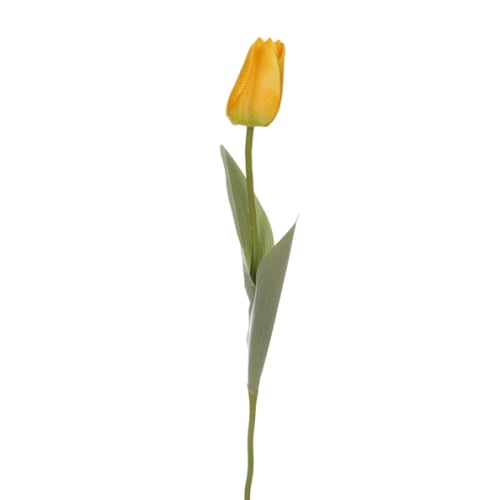 Kunstblume Tulpe in Gelb, 64 cm.