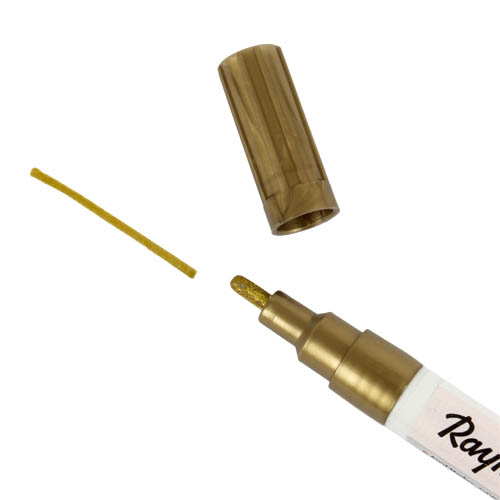 Acryl Marker, Acrylstift mit Rundspitze, 1 - 2 mm, in Gold
