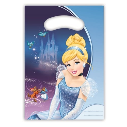 6er Pack Mitgebsel Partytüten Cinderella