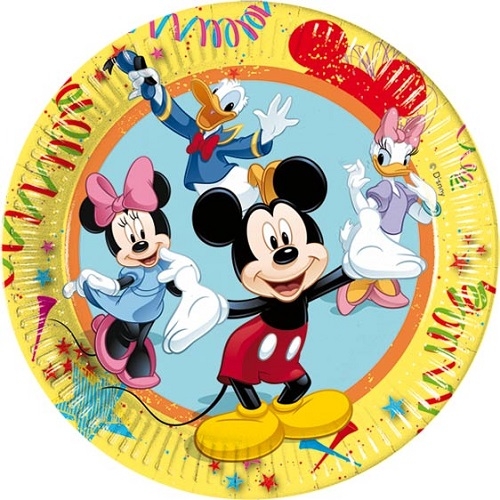 10er Pack Teller Mickey Carnival 20 cm
