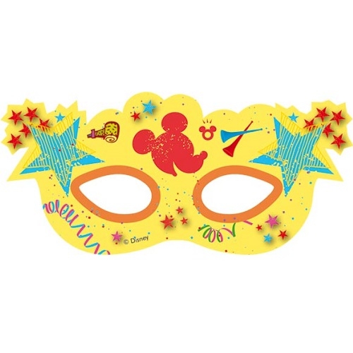 6er Pack Party-Masken Mickey Carnival