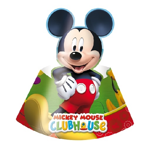 6er Pack Party Hütchen Playful Mickey
