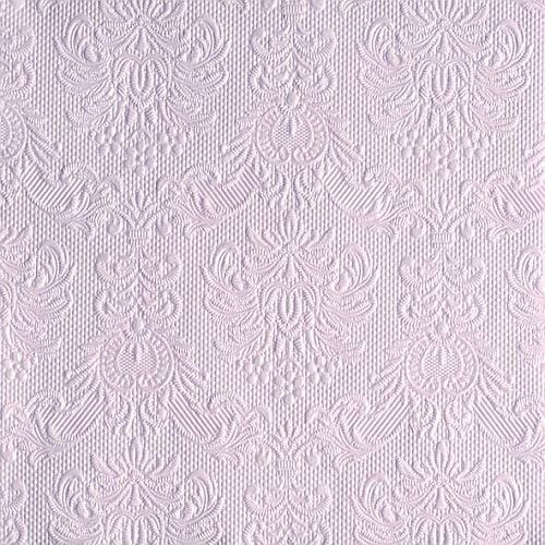 15er Pack Servietten Elegance, rosa metallic 33 x 33 cm