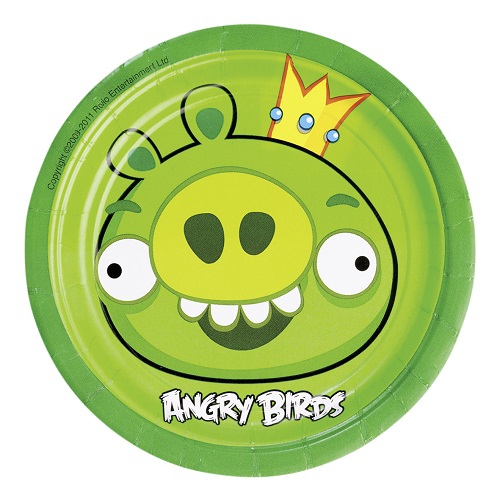 8er Pack Teller Angry Birds 18 cm