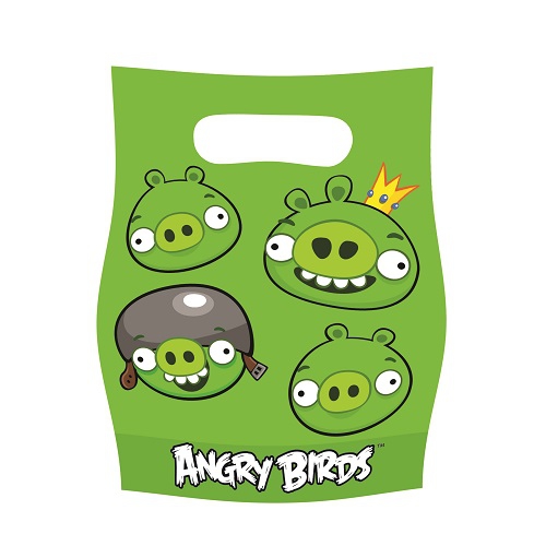 6er Pack Mitgebsel Partytüten Angry Birds