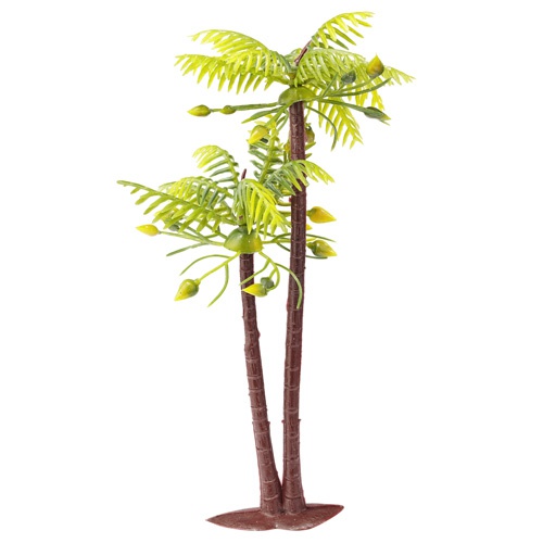 Deko Palme zweifach, 13 cm.