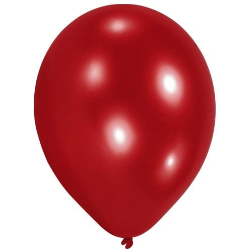 10er Pack Luftballons in Rot