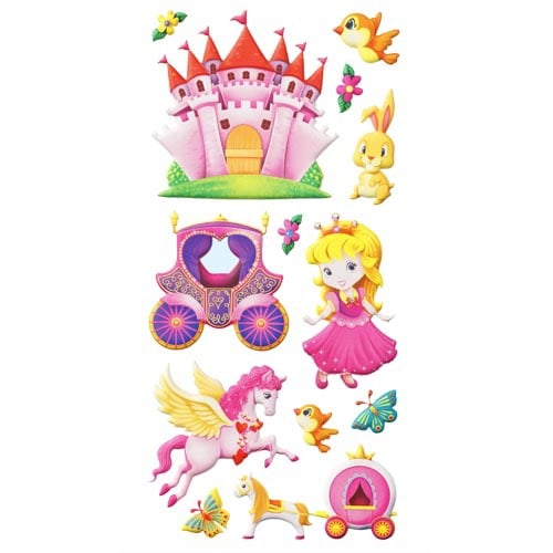 Klebe Softy Sticker Prinzessin