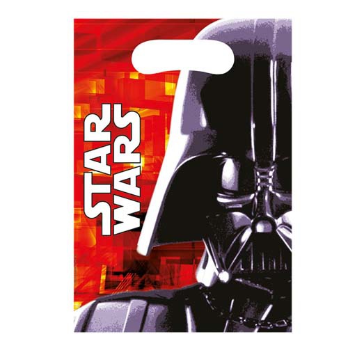 6er Pack Mitgebsel Partytüten Star Wars Darth Vader