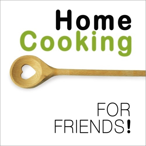 20er Pack Servietten Home Cooking for Freinds!, 33 x 33 cm