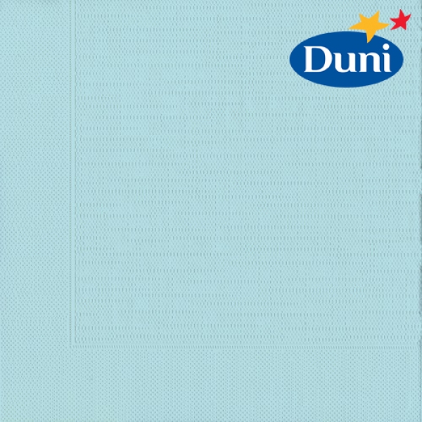 Duni Klassik Servietten in Mint Blue, 40 x 40 cm.