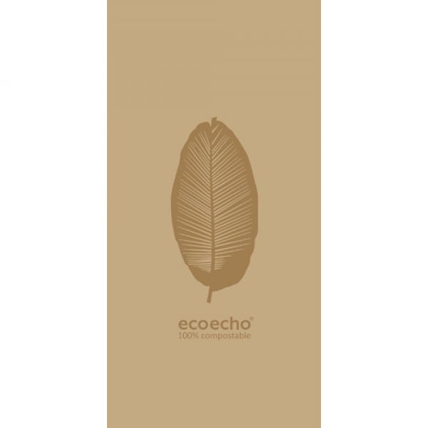 Duni ecoecho® Zelltuch Servietten Organic, 3-lagig,  ⅛ Kopffalz, 40 cm