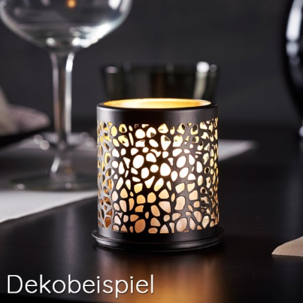 Dekobeispiel - Duni Metall Kerzenhalter Safari Giraffe in Schwarz, 75 mm