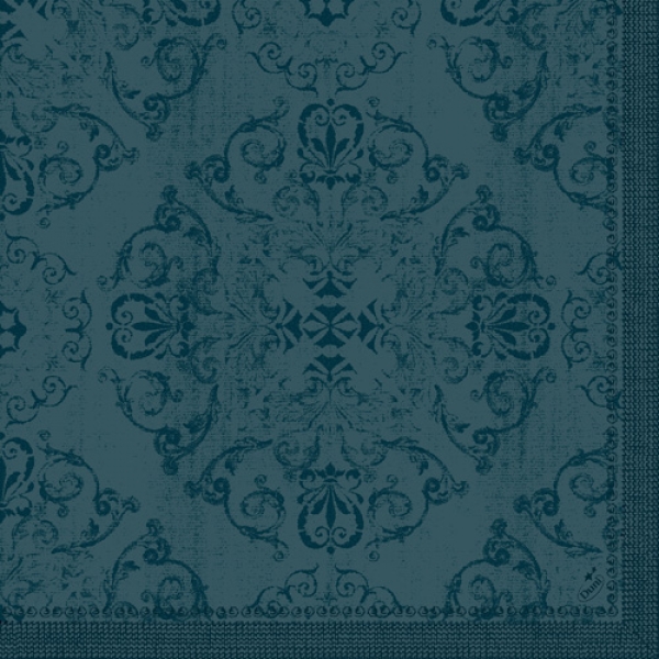 Duni Dunilin Servietten Opulent Spring in Ocean Teal, 40 x 40 cm