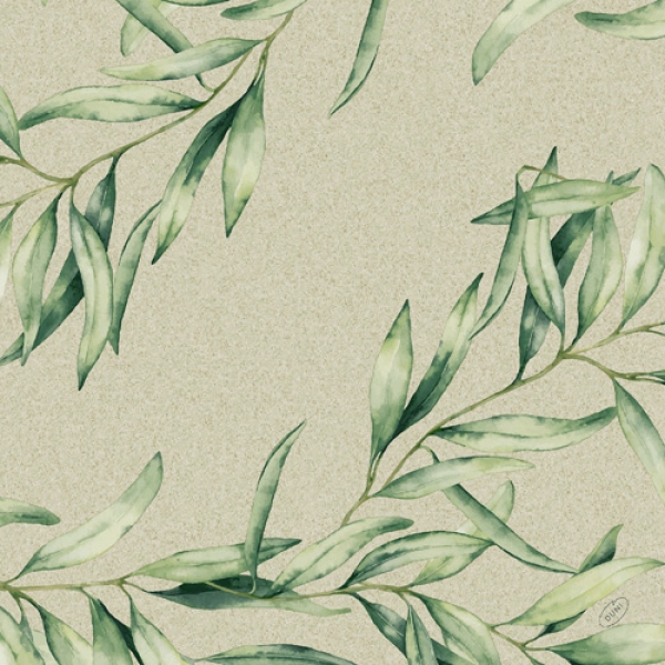 Duni Dunisoft Servietten Foliage, 40 x 40 cm