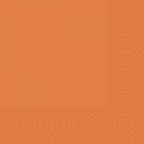 Duni Zelltuch Servietten in Sun Orange, 40 x 40 cm