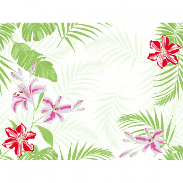 Duni Dunicel Tischsets Tropical Lily, 30 x 40 cm
