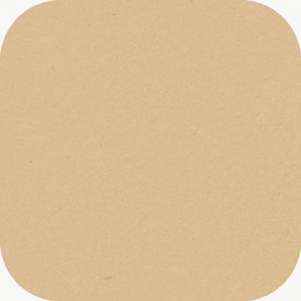 Duni Glasuntersetzer in Natural Brown, mehrlagig, 85 x 85 mm
