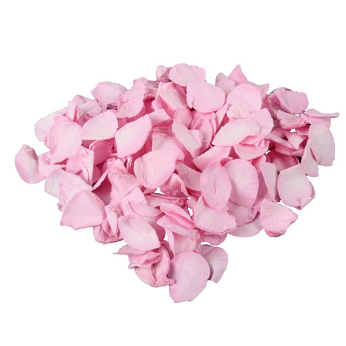 Papier Blütenblätter in Rosa, 25 mm.