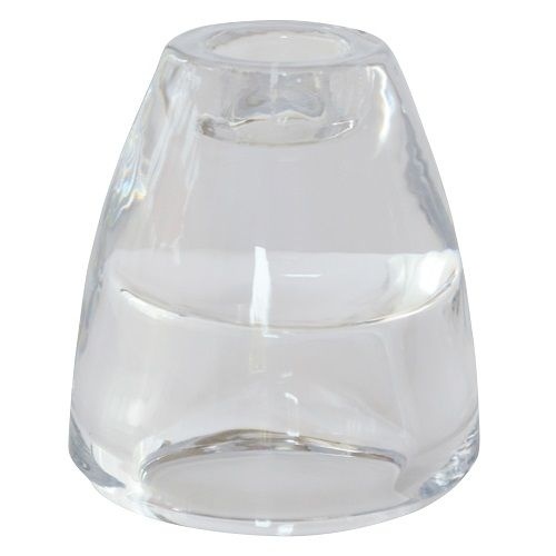 Duni Glas Kerzenhalter 2 in 1 für Spitzkerzen, Leuchterkerzen und Teelichter.
