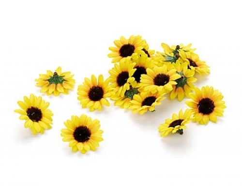 12er Pack Sonnenblumen als Streudeko