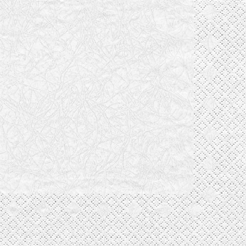 20er Pack Servietten Modern Colors in Weiß, 33 x 33 cm