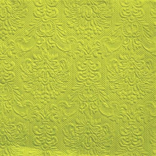 15er Pack Servietten Elegance grün, 33 x 33 cm.