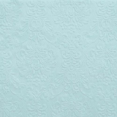 15er Pack Servietten Elegance in Hellblau, 33 x 33 cm.