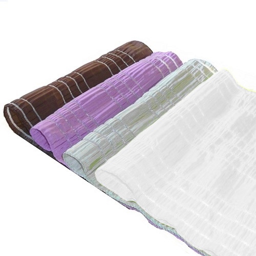 Dekostoff 0,40 x 2,65 Meter gestreift in 4 Farben.
