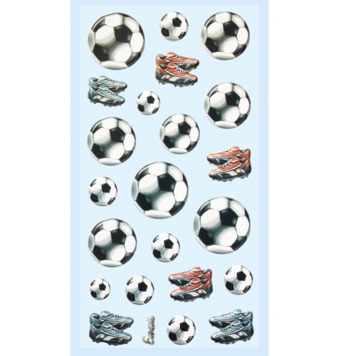 Softy Sticker Fußball III aus weichem CreaPOP
