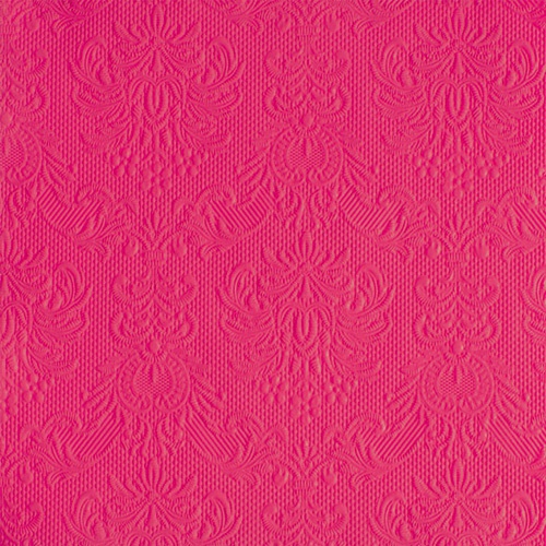15er Pack Servietten Elegance pink, 33 x 33 cm.