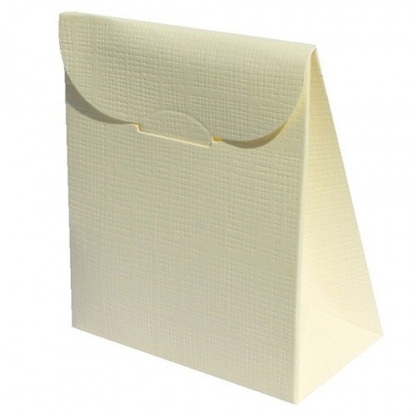 Kleine Bonboniere Tasche in Creme.