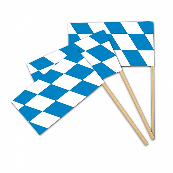 Fahne Bayern Raute, Bierfeste, 29 cm.