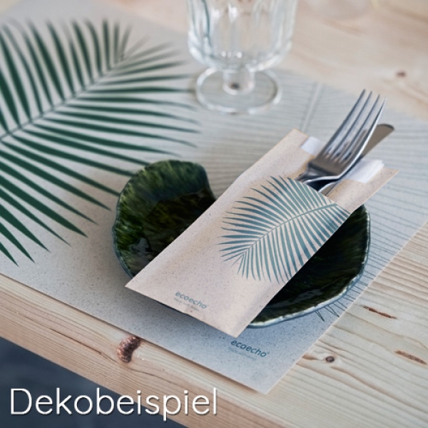 Dekobeispiel Duni Serie Leaf.