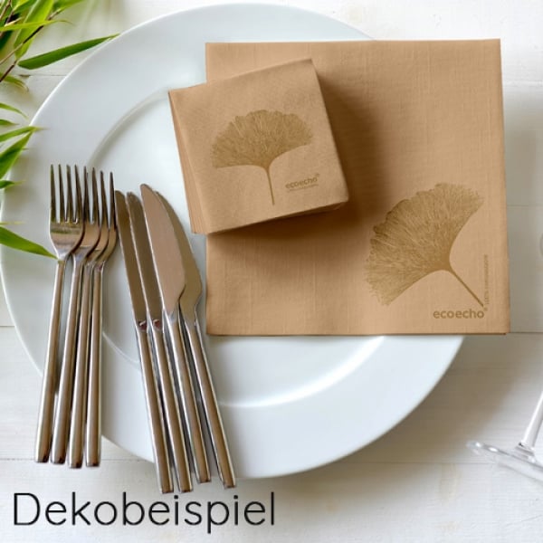 Dekobeispiel - Duni ecoecho® Papier Tischsets Organic, 30 x 40 cm