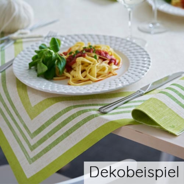 Dekobeispiel Duni Serie Raya Kiwi.