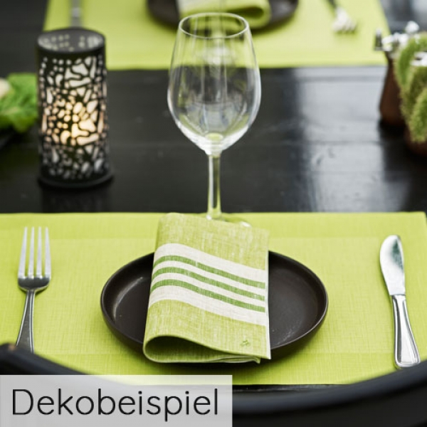 Dekobeispiel Duni Serie Raya Kiwi.