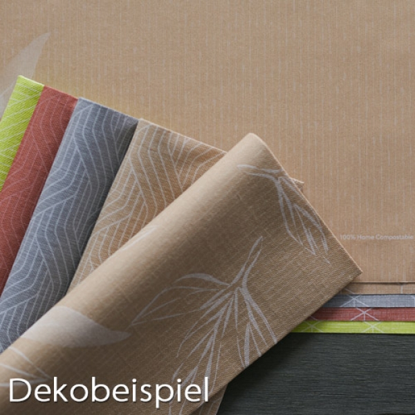 Dekobeispiel Bio Dunicel®-Tischsets Eco Leaves, 30 x 40 cm.