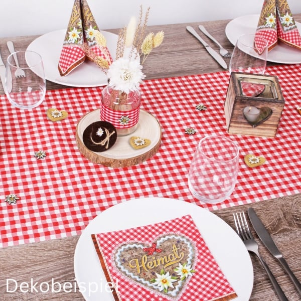 Dekobeispiel mit dem Tischdeko Paket