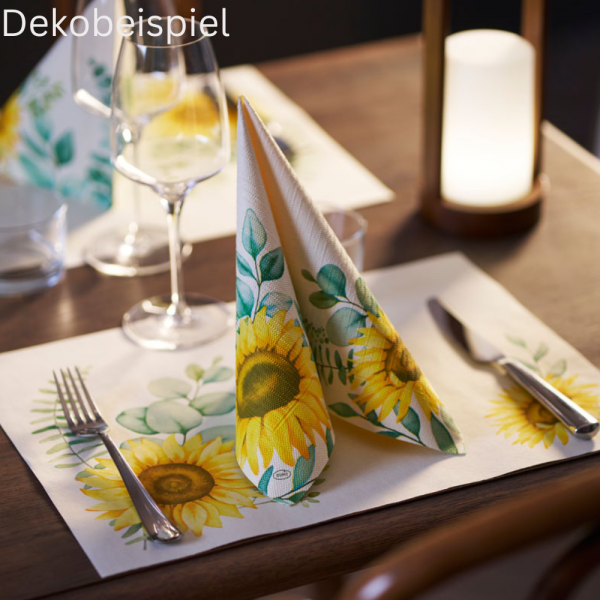 Duni Sommerserie Sunflower Dreams.