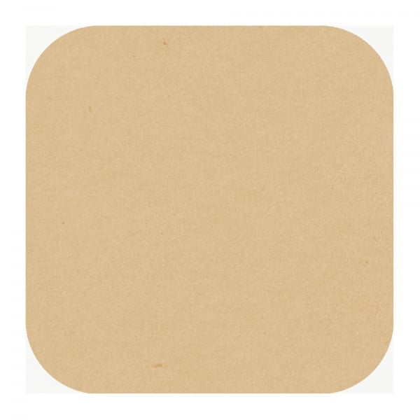 Duni Glasuntersetzer quadratisch, 8-lagig, in Natural Brown.