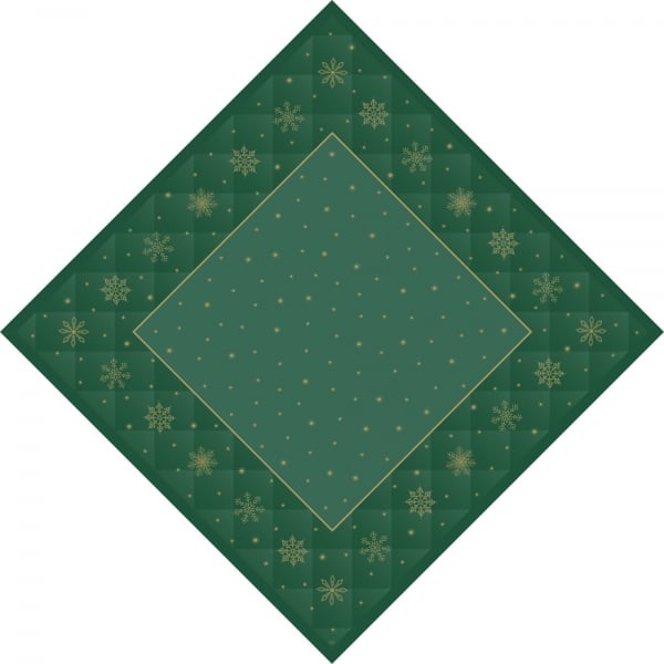 Bio Dunicel® Mitteldecken Rhombus Green.