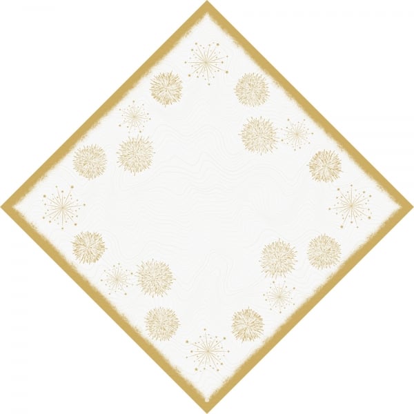 Duni Bio Dunicel® Mitteldecken Sparkly White.