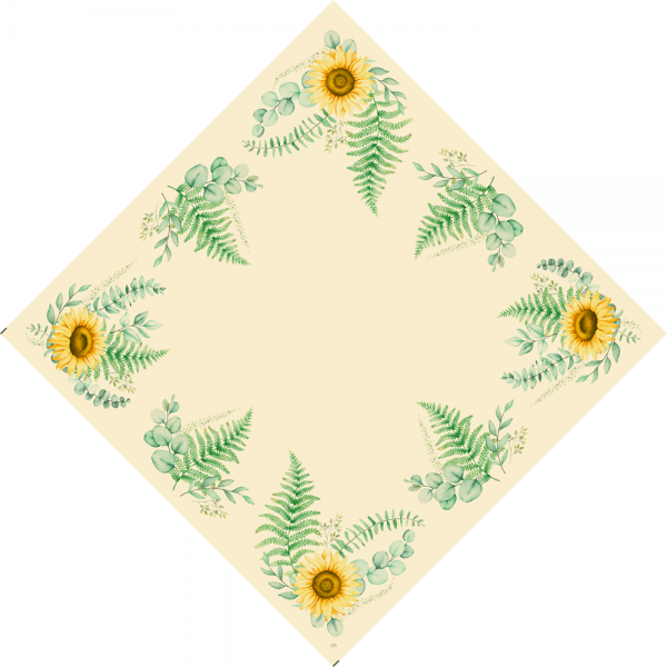 Duni Bio Dunicel® Mitteldecken Cherry Breeze Blue.