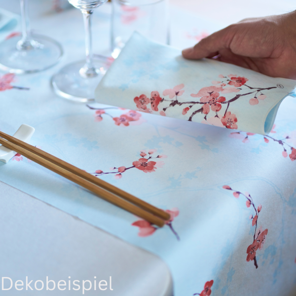 Duni Frühlingsserie Cherry Breeze Blue.